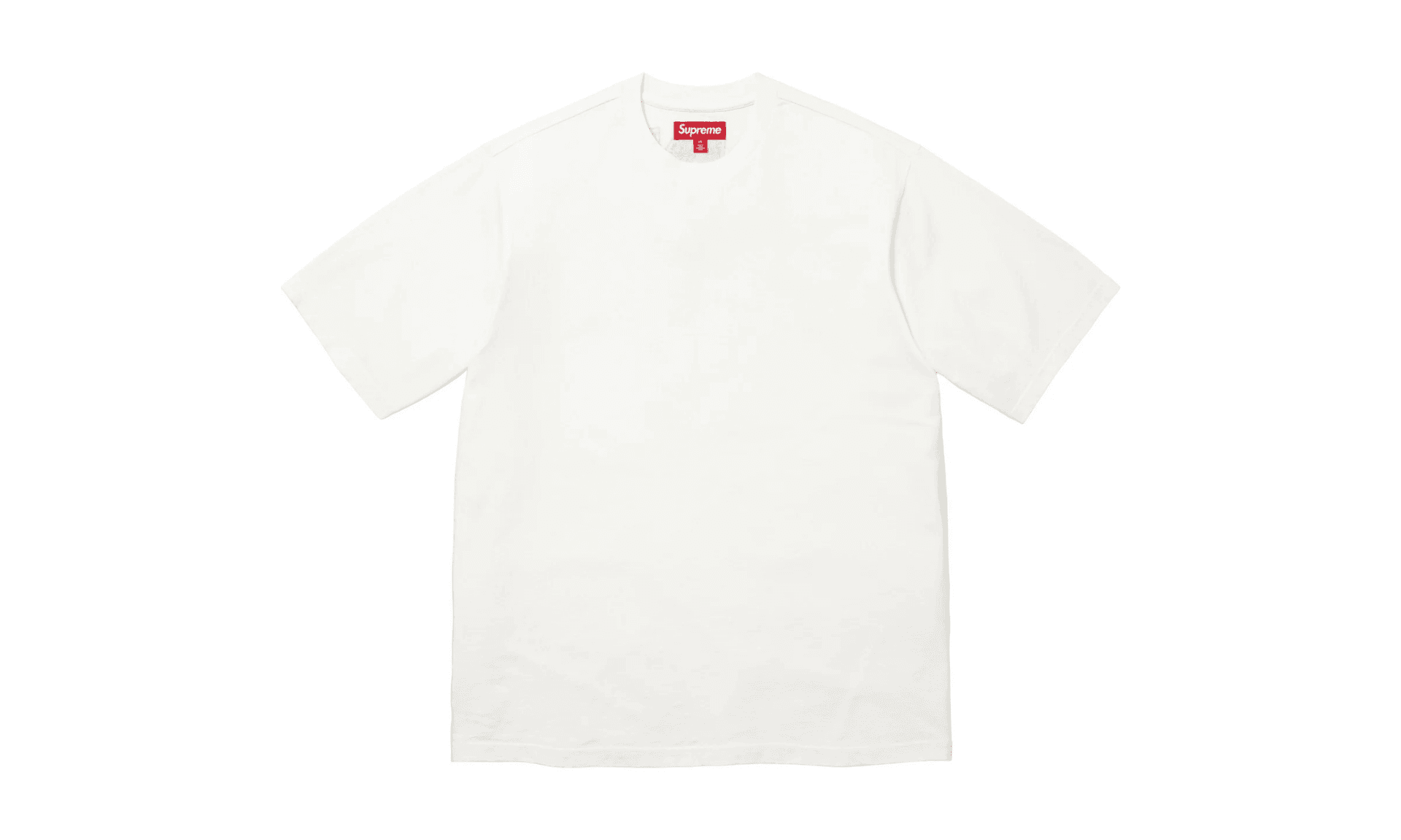 Supreme Rhinestone Script S/S Top White | OVERCEZ