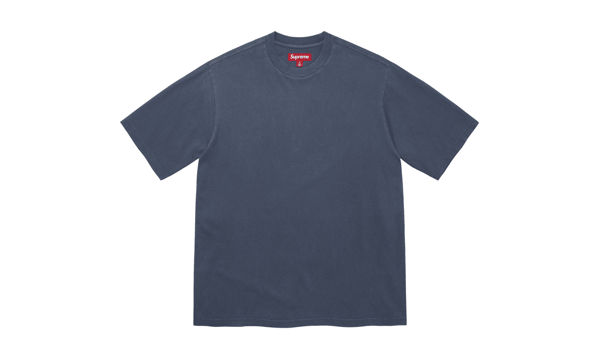 Supreme Rhinestone Script S/S Top Navy | OVERCEZ