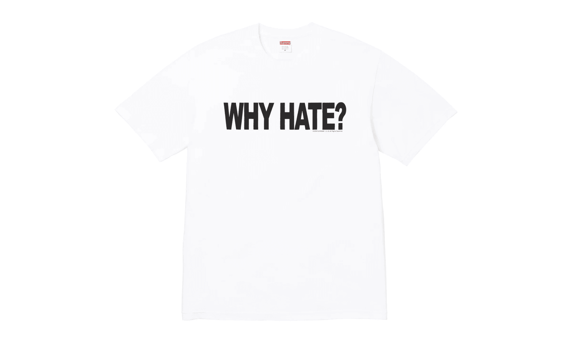 Supreme Based Tee White