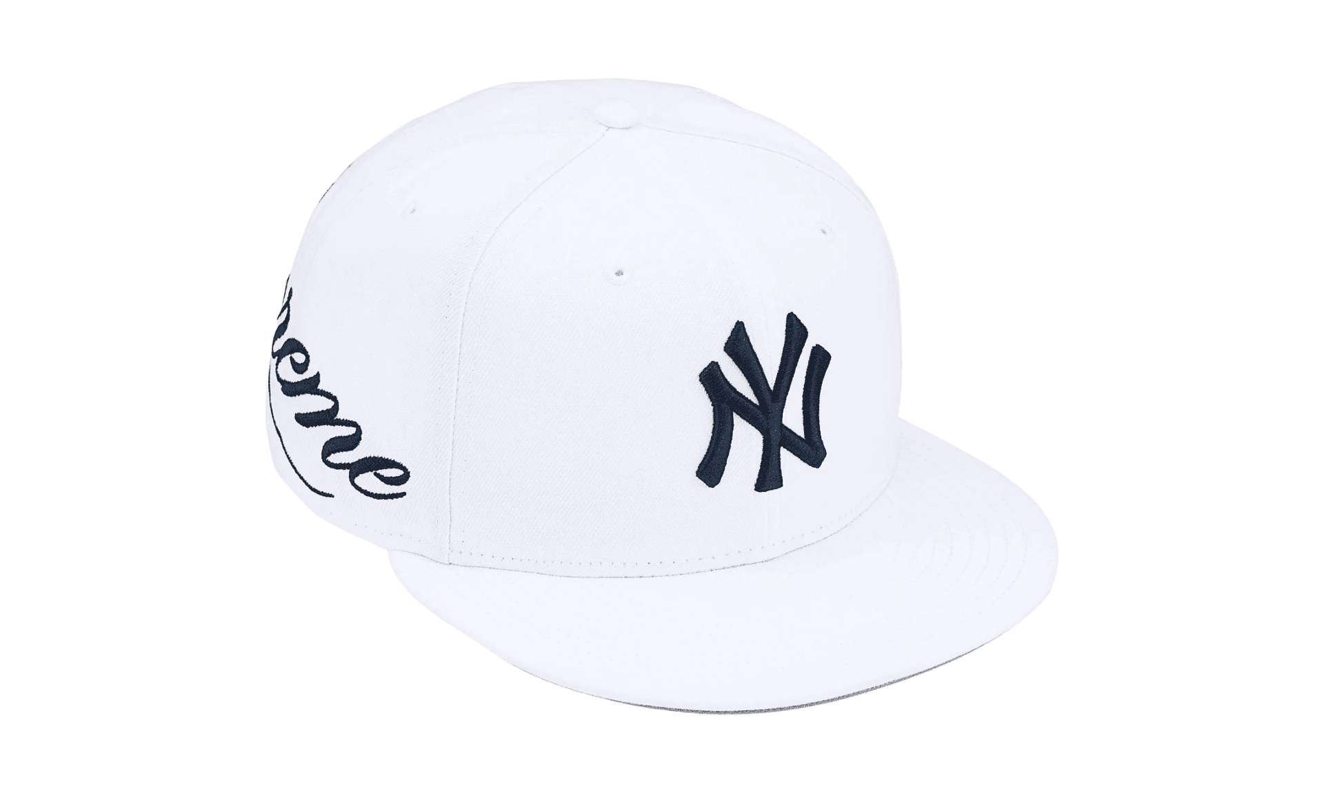 Supreme New York Yankees New Era 59Fifty Fitted Hat White | OVERCEZ