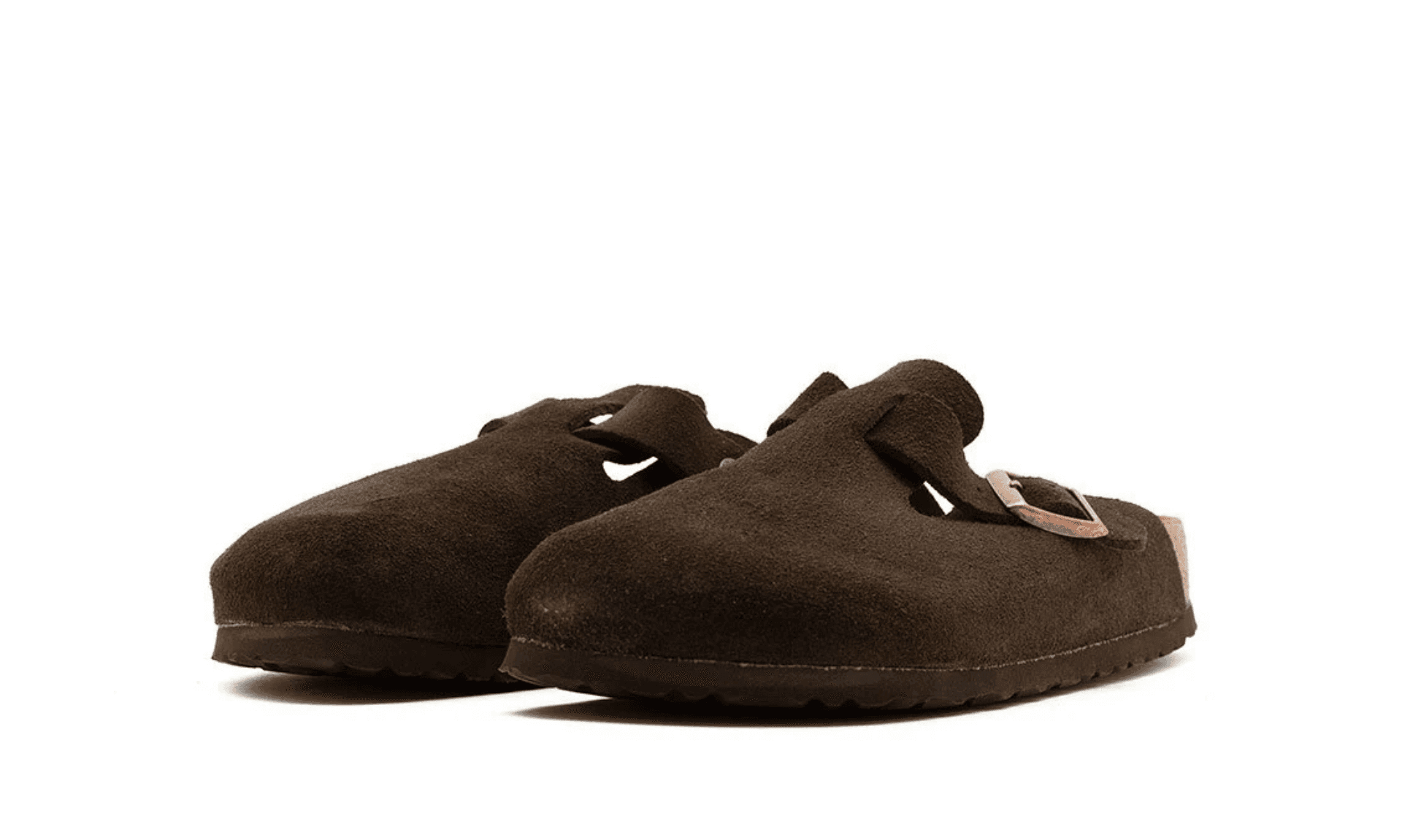 Birkenstock Boston Soft Footbed Suede Mocha | OVERCEZ