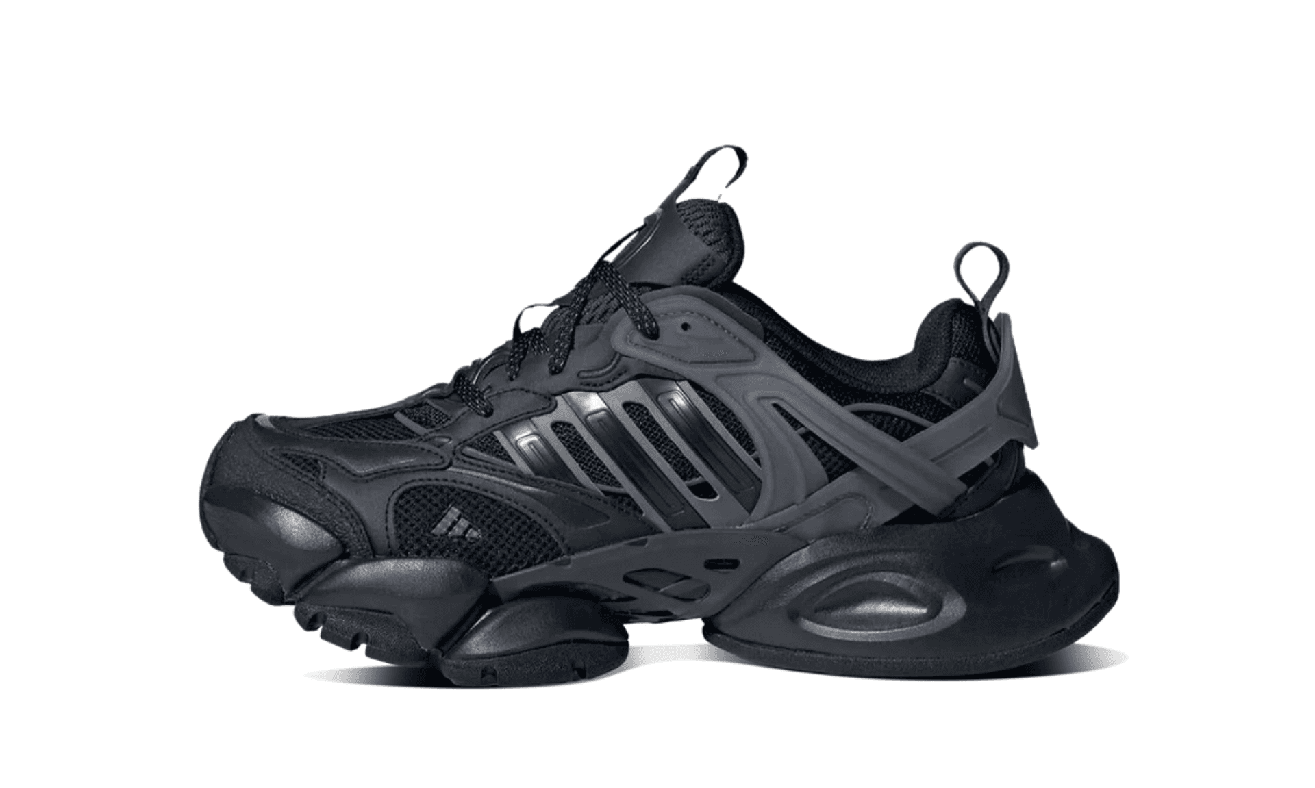 Adidas XLG Runner Deluxe Black Grey | OVERCEZ