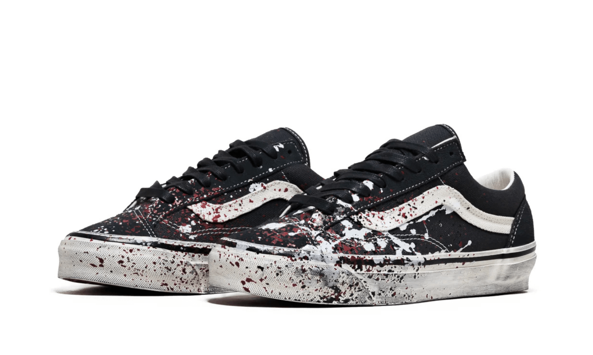 Vans Premium Old Skool 36 Paint Splatter Charcoal Grey