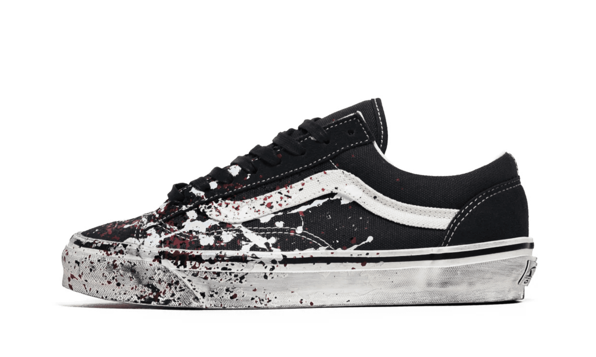 Vans Premium Old Skool 36 Paint Splatter Charcoal Grey | OVERCEZ