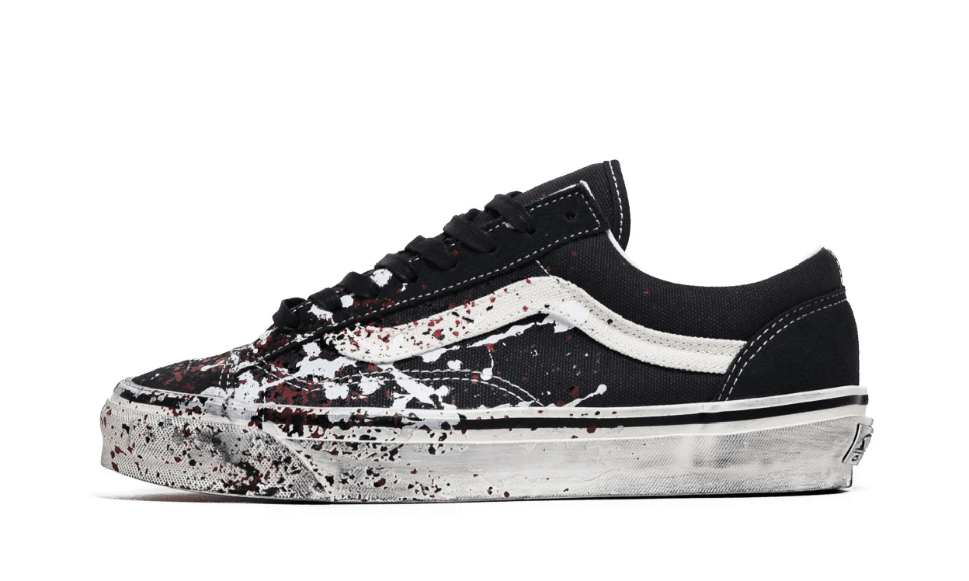 Vans Premium Old Skool 36 Paint Splatter Charcoal Grey