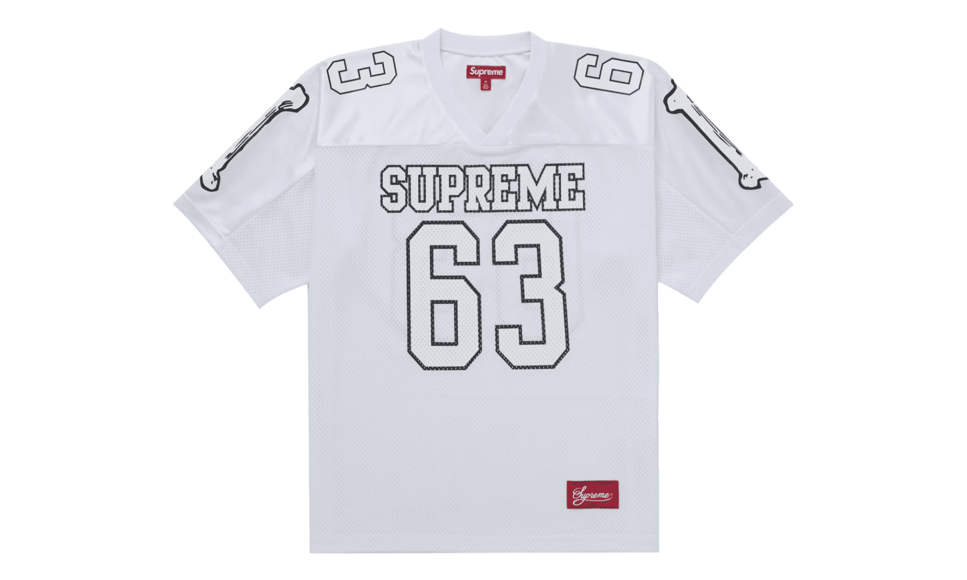Supreme Bones Football Jersey White