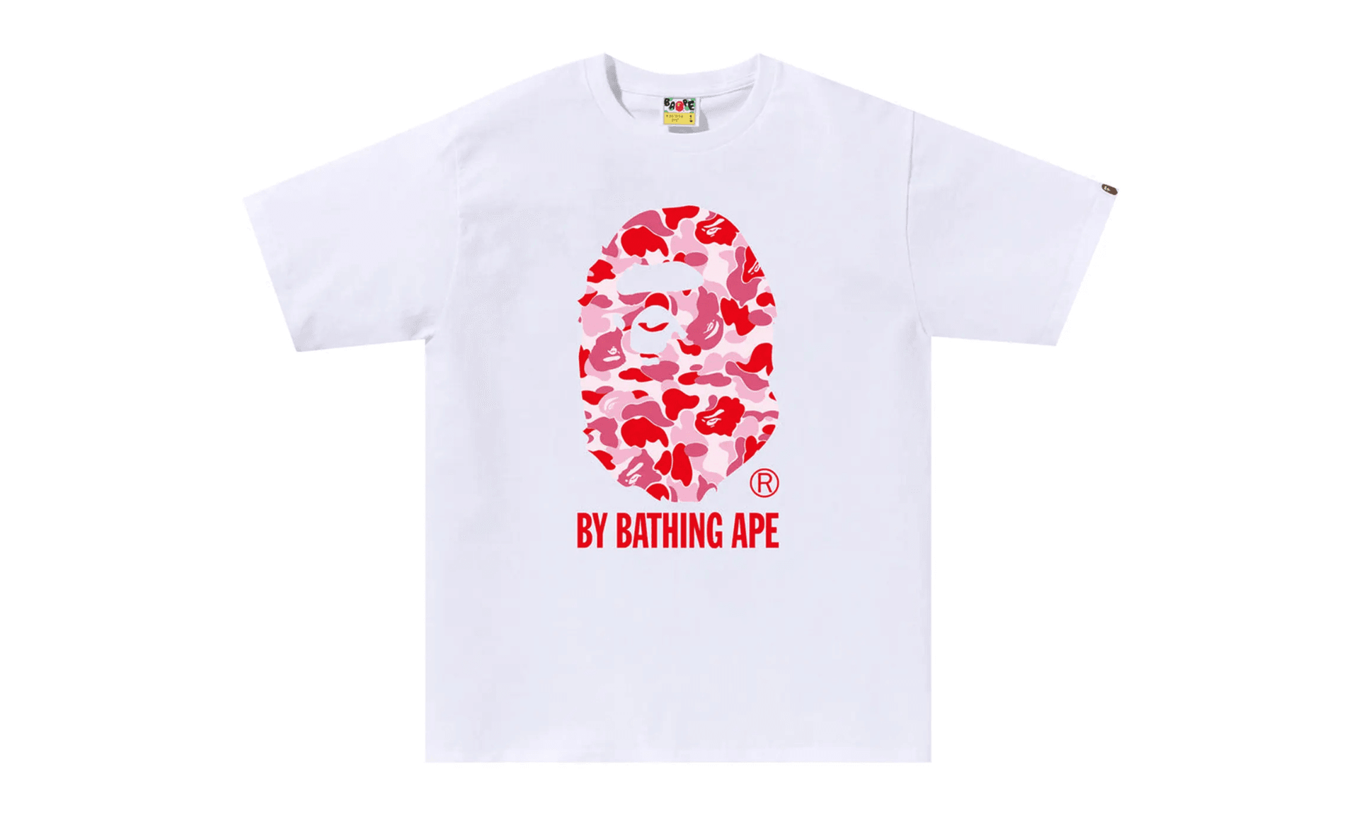 BAPE ABC Camo By Bathing Ape Tee White Pink