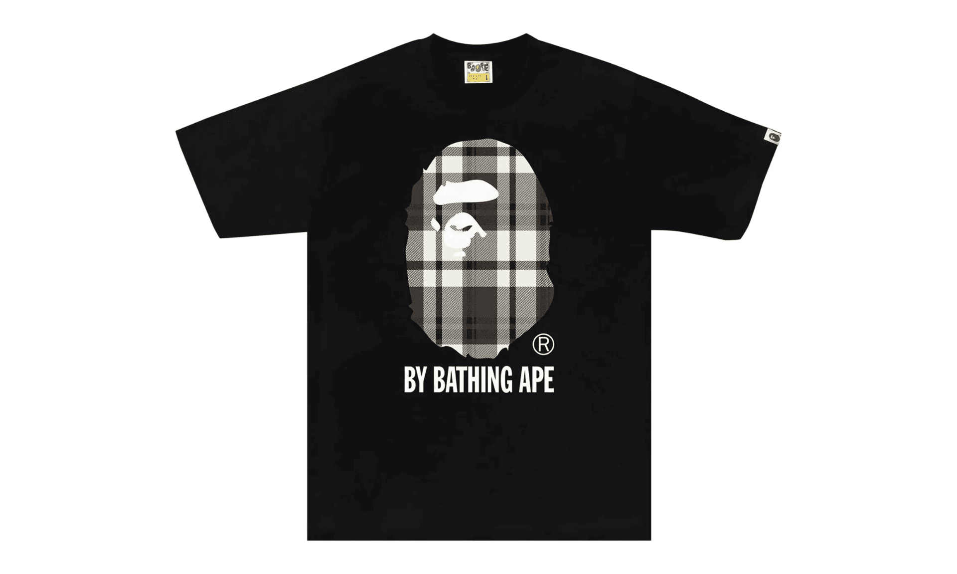 BAPE Check By Bathing Ape Tee Black