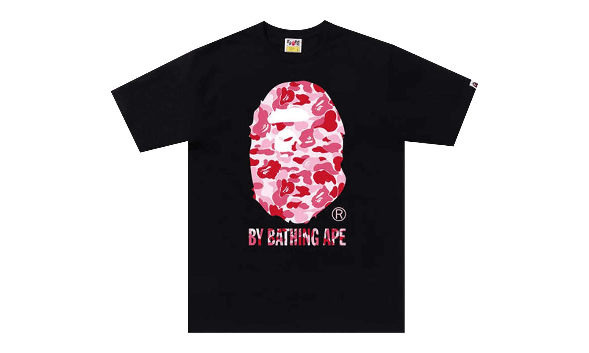 BAPE ABC Camo By Bathing Ape Tee Black Pink