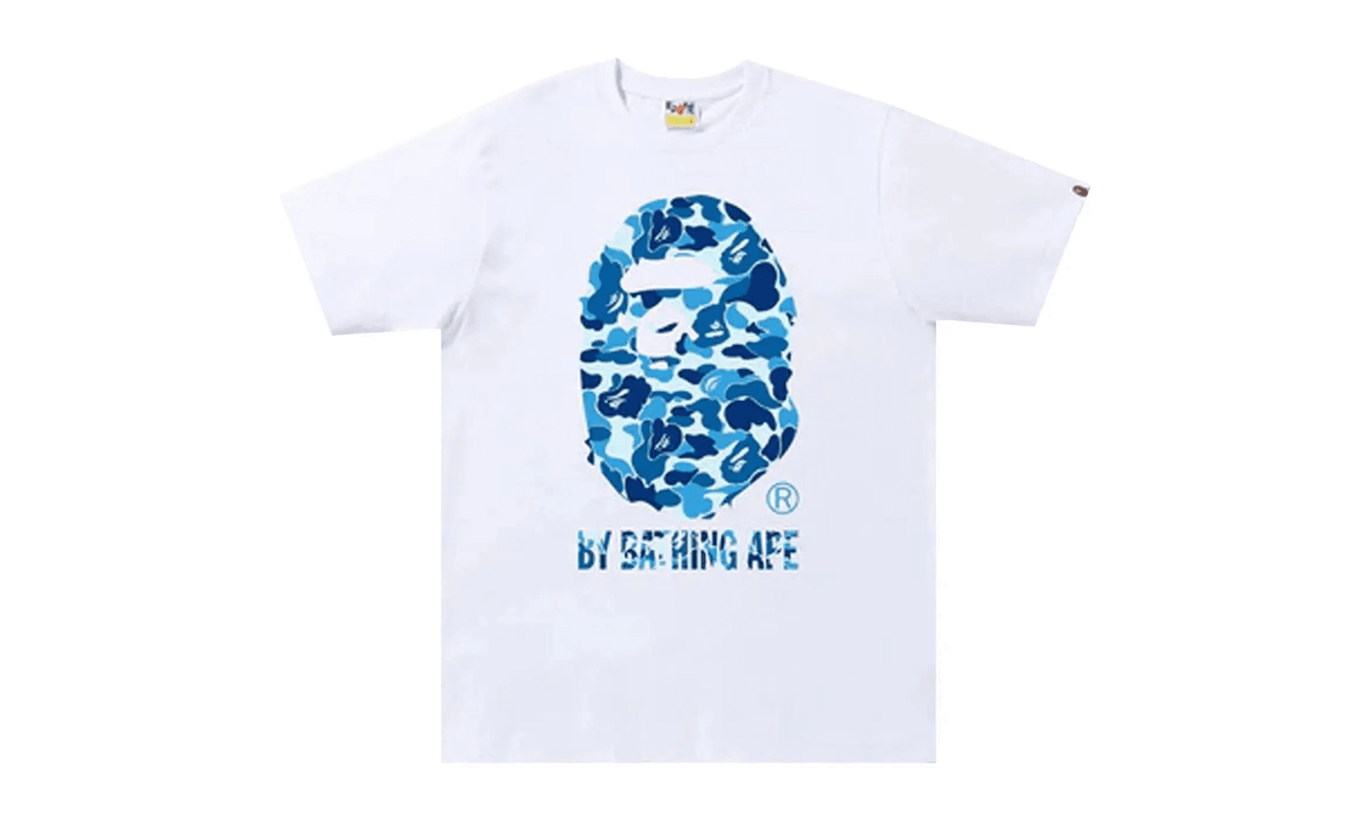 BAPE ABC Camo By Bathing Ape Tee White Blue