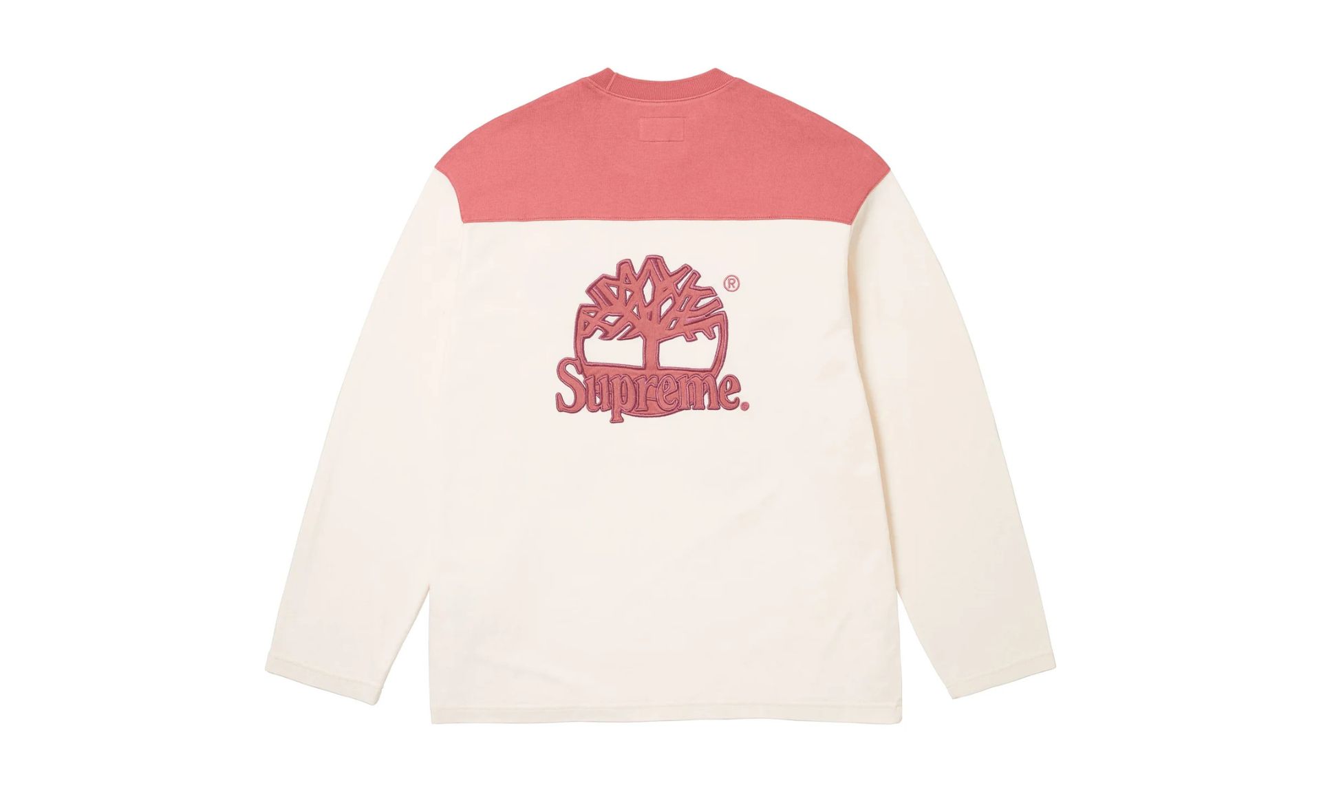 Supreme Timberland L/S Football Top White