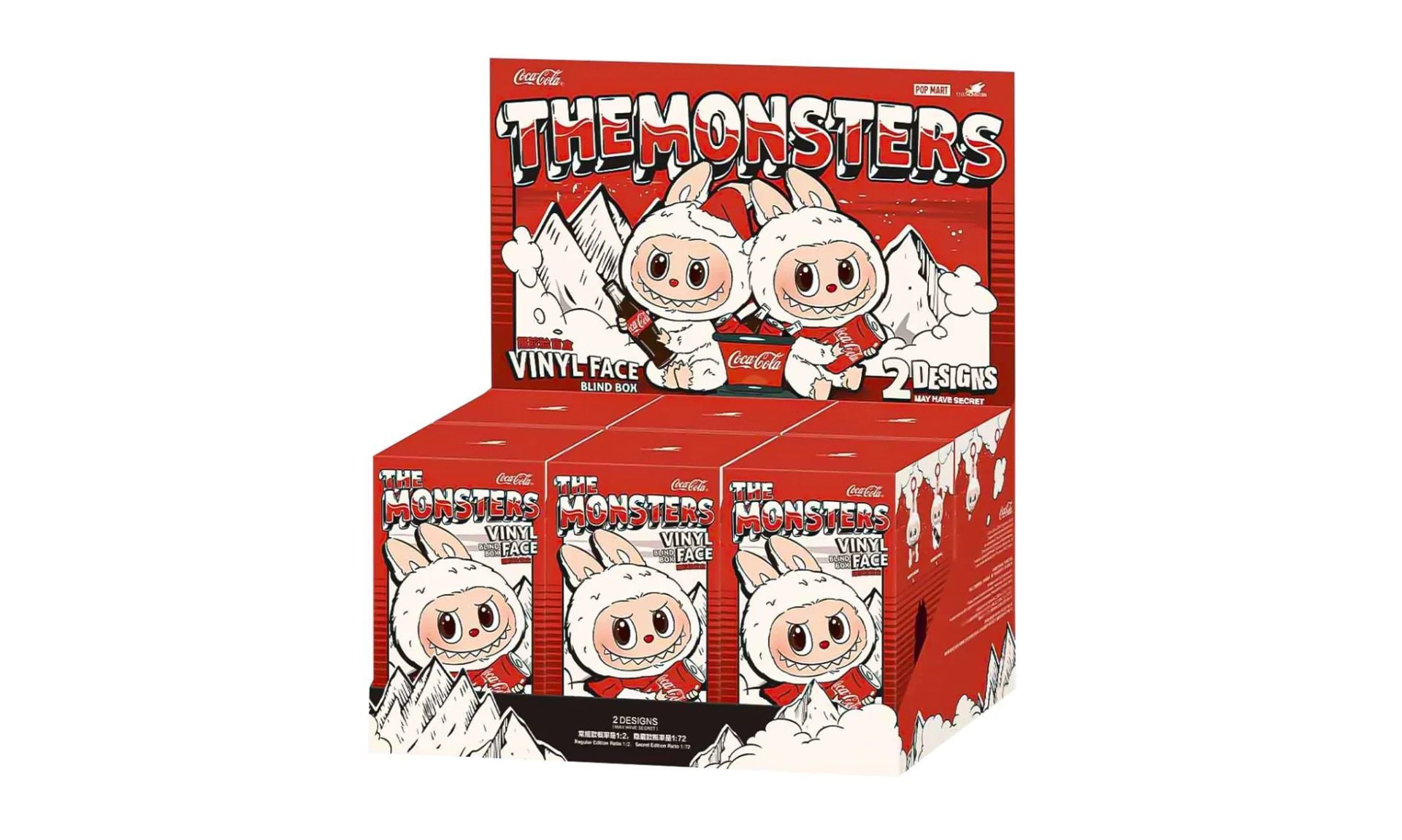 Pop Mart Labubu The Monsters Coca-Cola Vinyl Face (Zestaw 6 szt.)