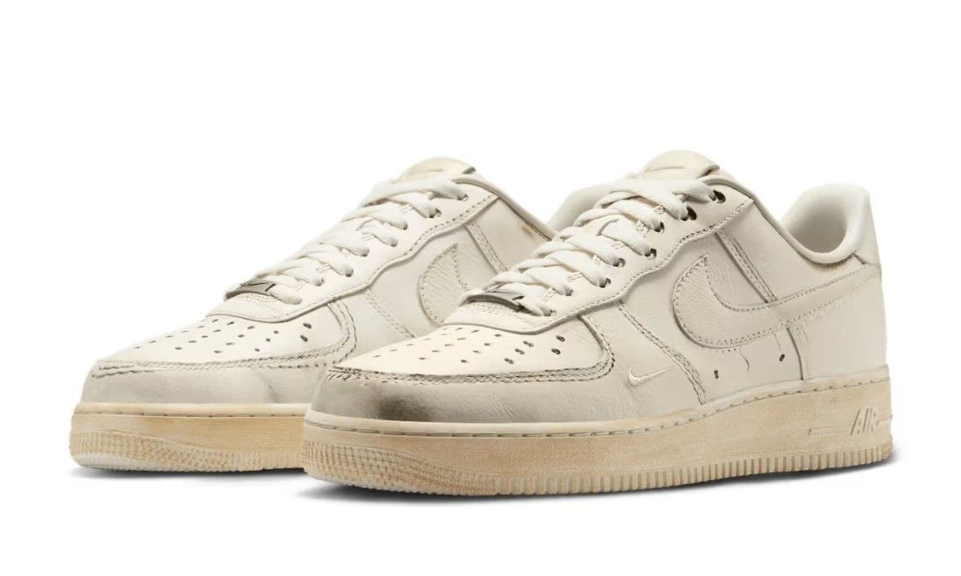 Nike Air Force 1 Low .SWOOSH Dirty Triple White | OVERCEZ