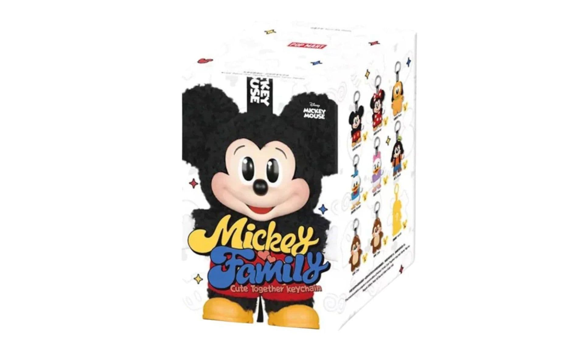 Pop Mart Disney Mickey Family Together Series Plush Keychain Single Blind Box | OVERCEZ