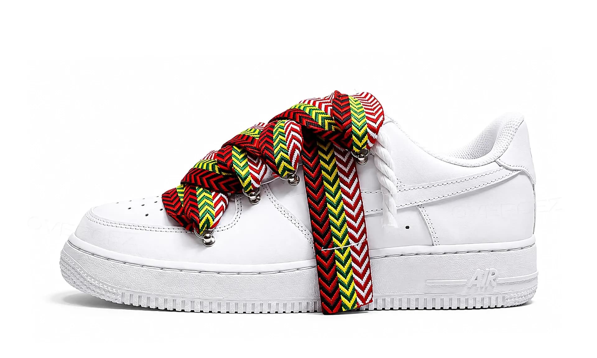 Nike Air Force 1 Low White Double Rope Laces Lanvin
