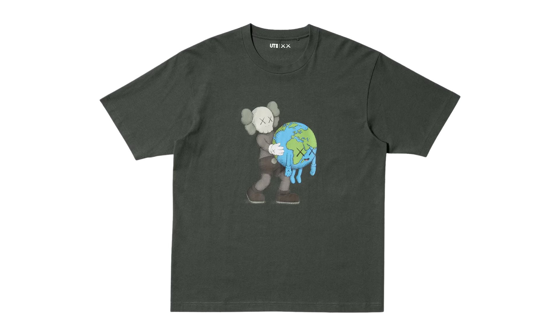 Uniqlo KAWS UNIVERSE UT Graphic T-shirt Grey