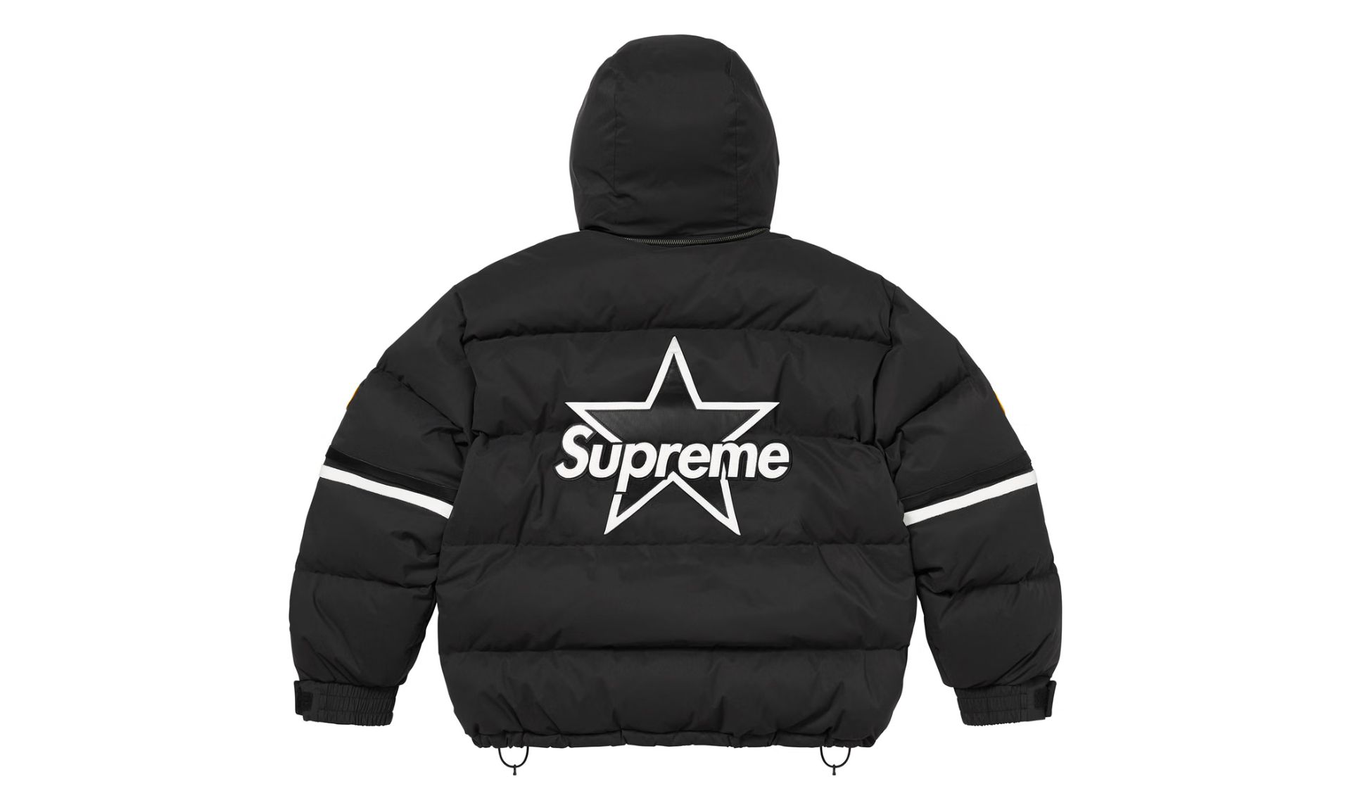 Supreme Vanson Leathers Cordura Down Jacket Black