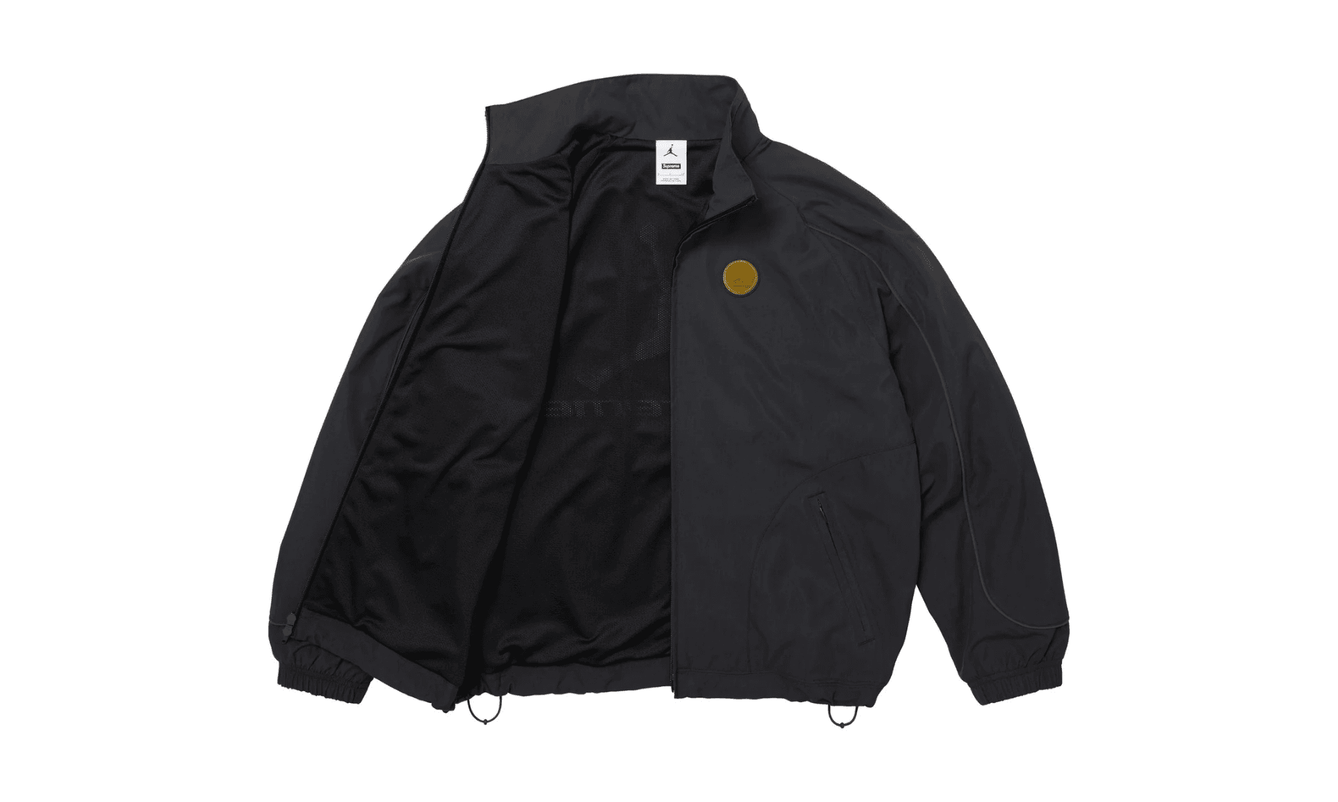 Supreme Jordan Track Jacket Black - OVERCEZ Supreme Jordan Track Jacket Black - OVERCEZ